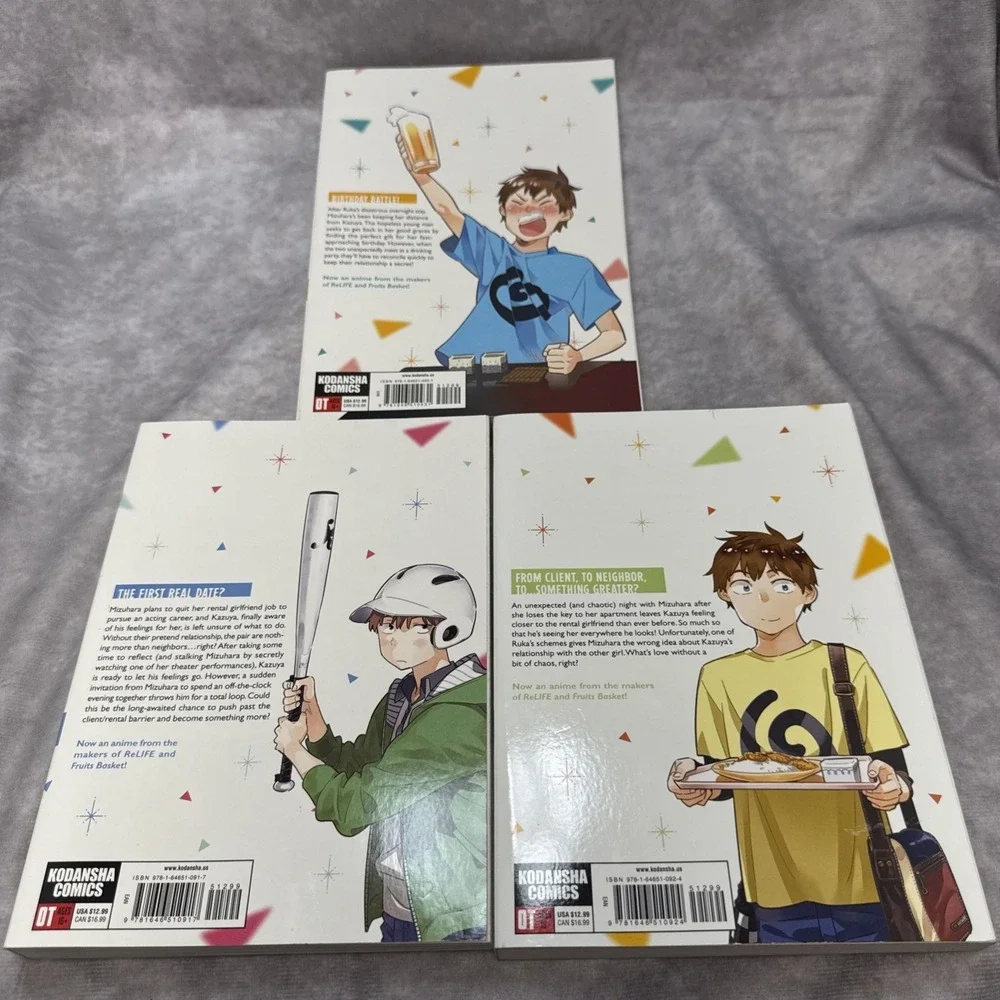 Rent-A-Girlfriend Manga English Volumes 1-13‎ Kodansha Comics Reiji Miyajima EUC